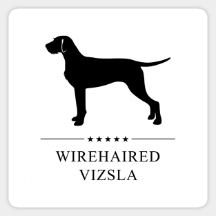 Wirehaired Vizsla Black Silhouette Sticker